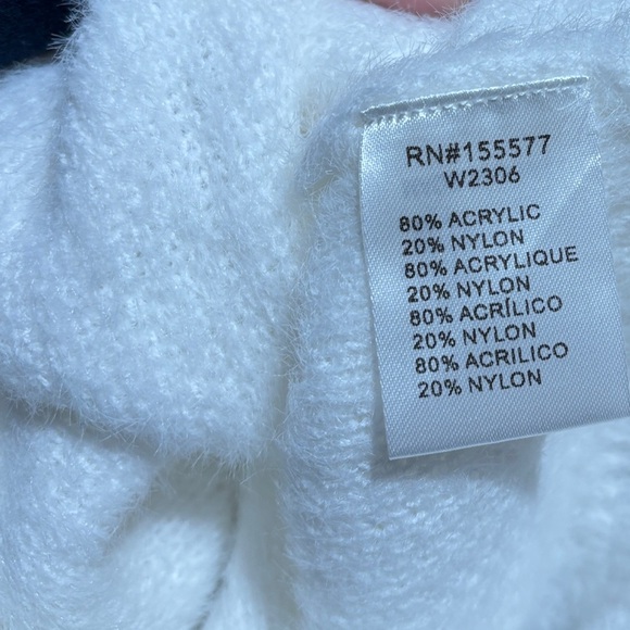 Miracle White Boxy Ribbed Sweatshirt - Picture 4 of 5